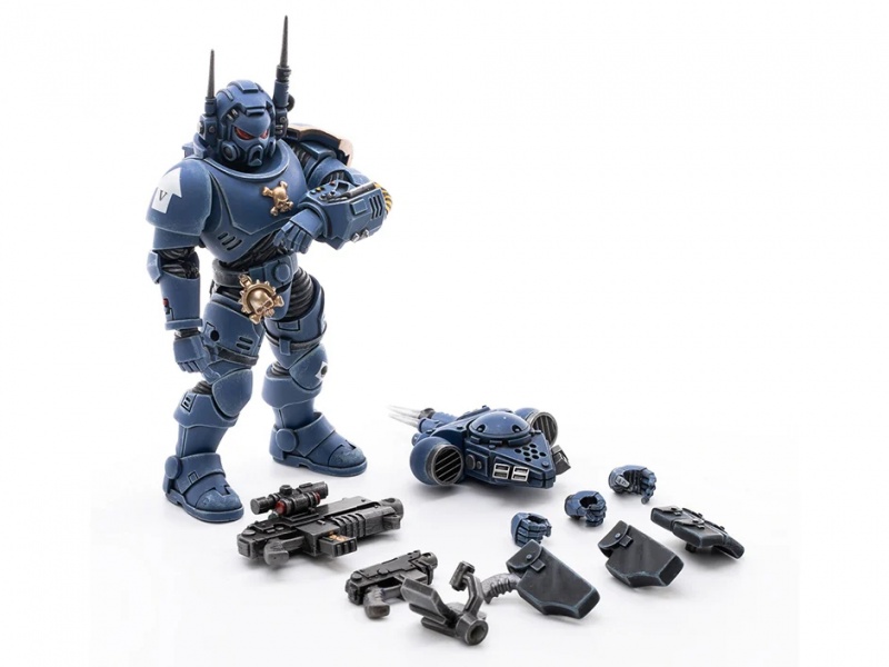 Штурмовик Ультрамаринів JoyToy Warhammer 40K Vanguard Space Marines Ultramarines Infiltrator Brother Ruban 1/18