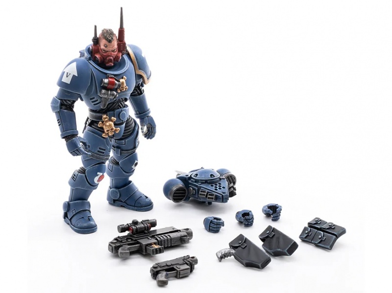 Сержант Ультрамаринів JoyToy Warhammer 40K Vanguard Space Marines Ultramarines Infiltrator Brother Sergeant Octavio 1/18